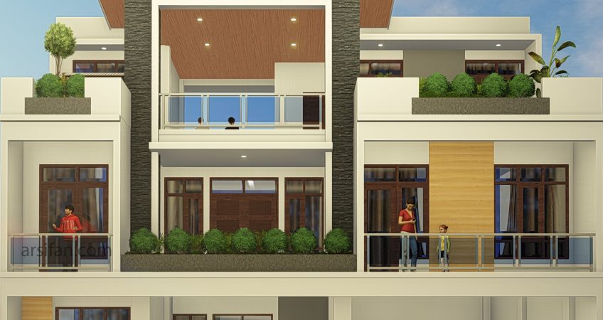 Rumah Lantai Lebar Meter Arsifan Project