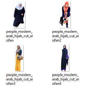 people_moslem_arab_hijab_cut_png_arsifan